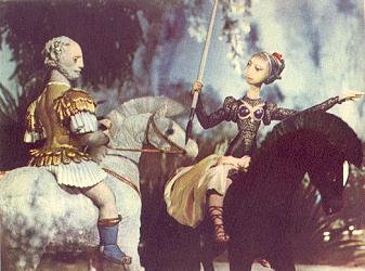 Fotograma de 'Sueño de una noche de verano' (1959), filme de animación de Jiri Trnka.